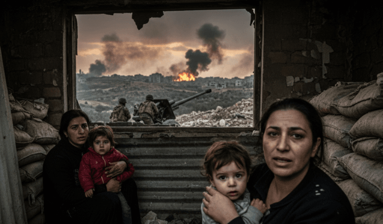 Israilin-Lubnana-Yonelik-Hava-ve-Topcu-Saldirilari-Suruyor-gemini