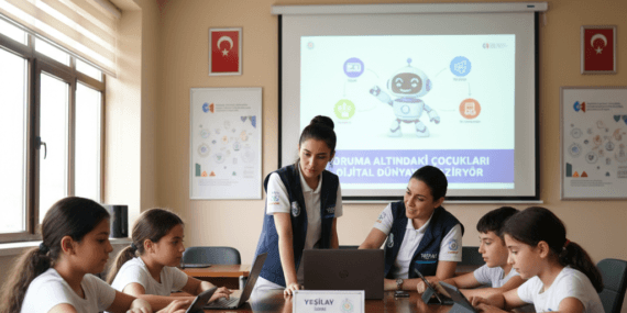 Yesilay-Izmir-Koruma-Altindaki-Cocuklari-Dijital-Dunyaya-Hazirliyor-gemini